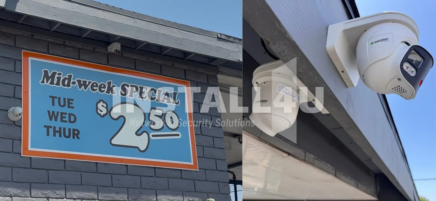 Auto shop &mdash; Install4U Security Cameras project