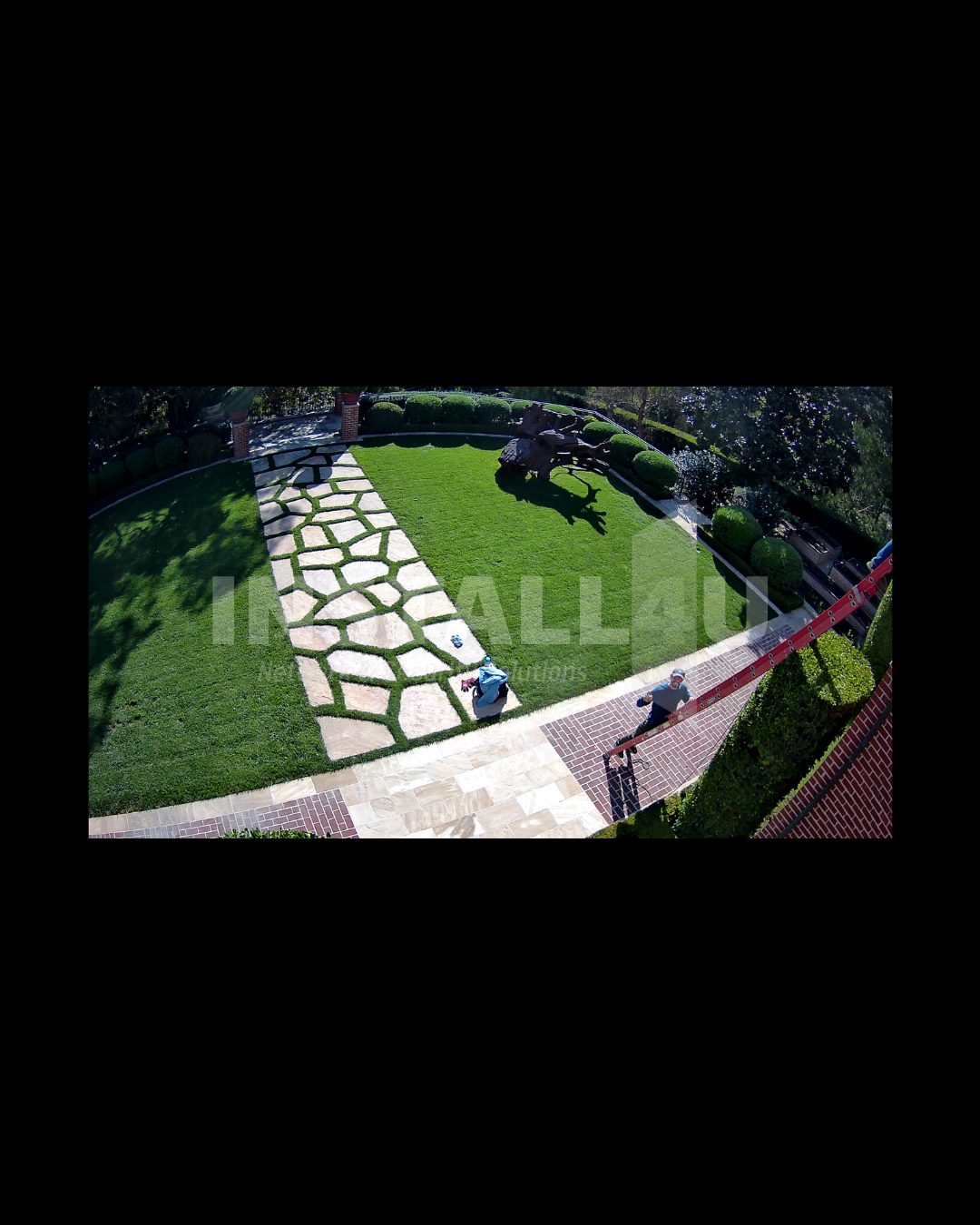 Estate grounds and landscape camera coverage